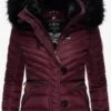 Navahoo Vestes Dhiver Veste D’hiver Wisteriaa Femme Bordeaux -Navahoo Soldes Magasin 82829a5786a9d97d8a394200567d4300