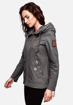 Navahoo Vestes De Mi-saison Veste Mi-saison Wekoo Femme Anthracite / Gris Foncé -Navahoo Soldes Magasin 82fa53eac8c28a42a8b22dd659dee882