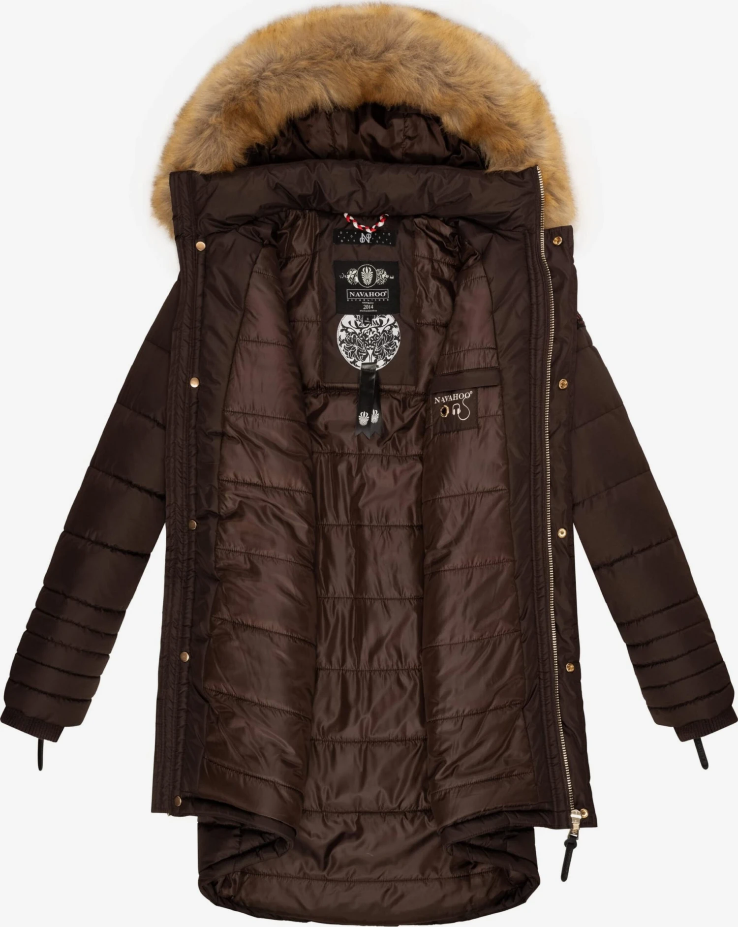 Navahoo Manteaux Dhiver Manteau D’hiver Papaya Femme Marron Châtaigne 7 Navahoo Manteaux Dhiver Manteau D’hiver Papaya Femme Marron Châtaigne – Image 5