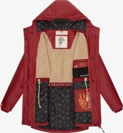 Navahoo Manteaux De Pluie Manteau Mi-saison Rainy Forest Femme Rouge -Navahoo Soldes Magasin 87c7d76173abf20de3def7da1a08b1a6