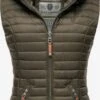 Navahoo Vestes Sans Manches Gilet Shadaa Femme Kaki -Navahoo Soldes Magasin 883edf42ae0bb8f3f9f32adb9971423c