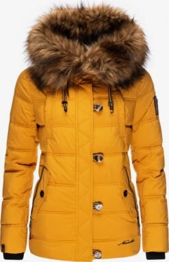 Navahoo Vestes Dhiver Veste D’hiver Zoja Femme Jaune -Navahoo Soldes Magasin 88a615eaba944910aded17fa047f3bec