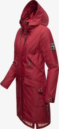 Navahoo Manteaux De Pluie Manteau Mi-saison Femme Rouge Sang -Navahoo Soldes Magasin 8adbd12e5c36dac93e2b8a32f07d96eb