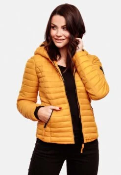 Navahoo Vestes De Mi-saison Veste Mi-saison Kimuk Femme Jaune Foncé -Navahoo Soldes Magasin 8d36efe7652a8569fccacf7e567b5fc3
