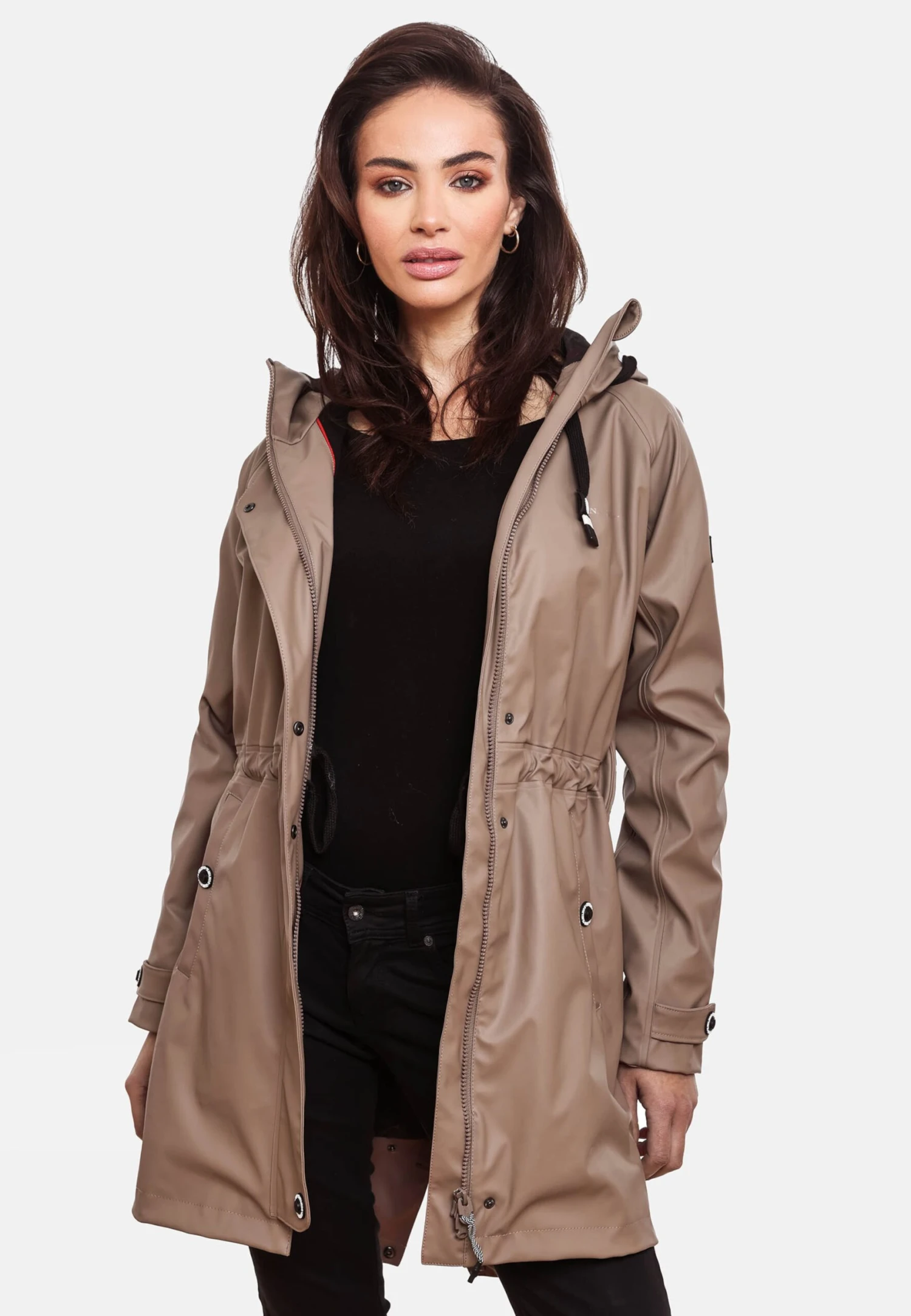 Navahoo Manteaux De Pluie Manteau Fonctionnel Rainy Flower Femme Beige Foncé 11 Navahoo Manteaux De Pluie Manteau Fonctionnel Rainy Flower Femme Beige Foncé – Image 9