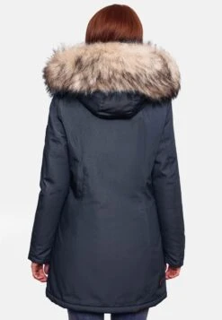 Navahoo Parkas Parka D’hiver Cristal Femme Bleu Foncé -Navahoo Soldes Magasin 93a88d77215e9851dba93d3ab8cd2c61