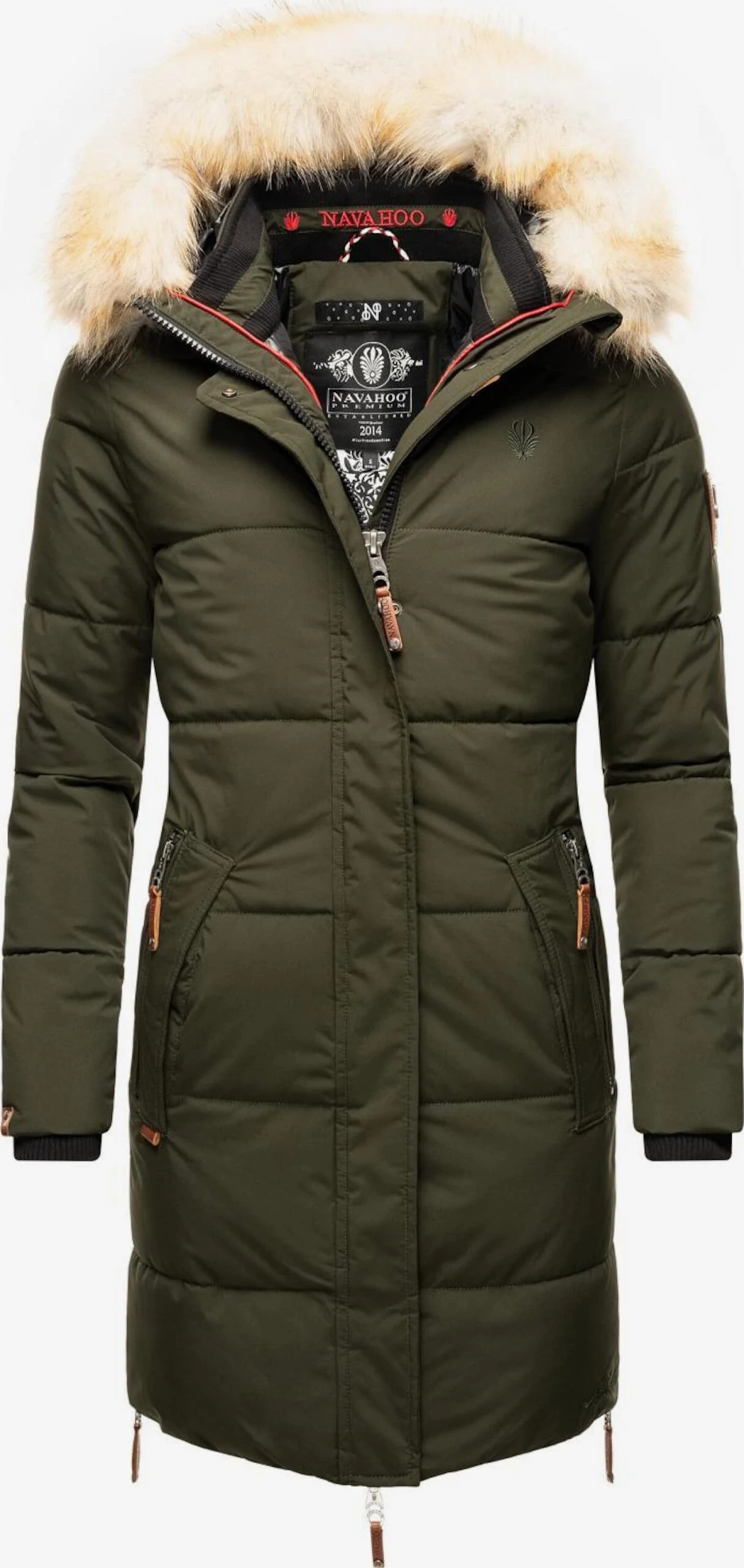 Navahoo Manteaux Dhiver Manteau D’hiver Halina Femme Olive 3 Navahoo Manteaux Dhiver Manteau D’hiver Halina Femme Olive