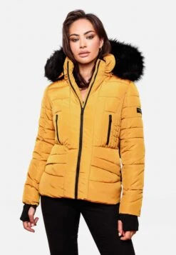 Navahoo Vestes Dhiver Veste D’hiver Adele Femme Safran -Navahoo Soldes Magasin 95fc8afe9f3f1180945e2a6ca2caed23