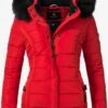 Navahoo Vestes Dhiver Veste D’hiver Miamor Femme Rouge -Navahoo Soldes Magasin 97400374ac8b4b3f3b35bba8834f00ff