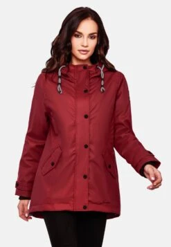 Navahoo Vestes Dhiver Veste D’hiver Lindraa Femme Rouge Foncé -Navahoo Soldes Magasin 979df4355270c5dd6c52cb4d4df8ec31