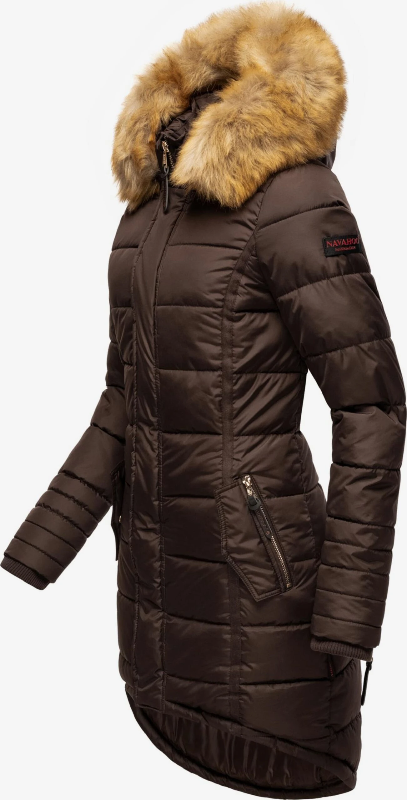 Navahoo Manteaux Dhiver Manteau D’hiver Papaya Femme Marron Châtaigne 4 Navahoo Manteaux Dhiver Manteau D’hiver Papaya Femme Marron Châtaigne – Image 2