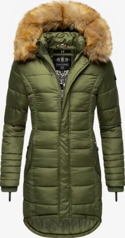 Navahoo Manteaux Dhiver Manteau Dâhiver Papaya Femme Vert / Olive