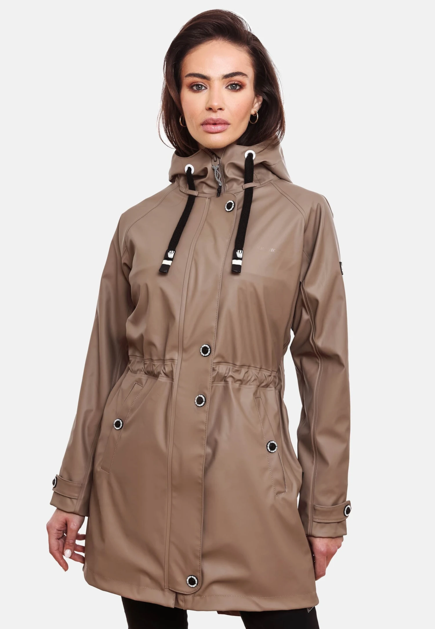 Navahoo Manteaux De Pluie Manteau Fonctionnel Rainy Flower Femme Beige Foncé 8 Navahoo Manteaux De Pluie Manteau Fonctionnel Rainy Flower Femme Beige Foncé – Image 6