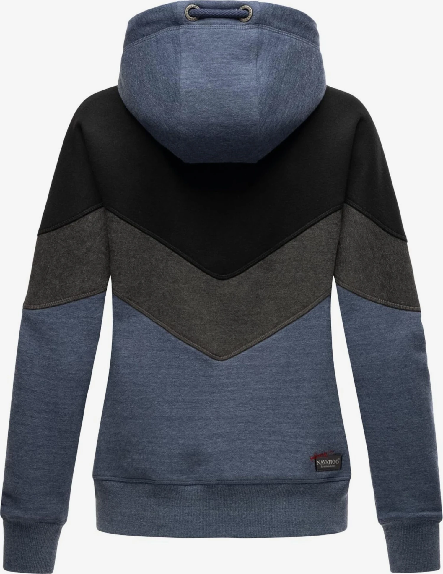 Navahoo Sweats Zippés Veste De Survêtement Honigperle Femme Bleu Foncé 5 Navahoo Sweats Zippés Veste De Survêtement Honigperle Femme Bleu Foncé – Image 3