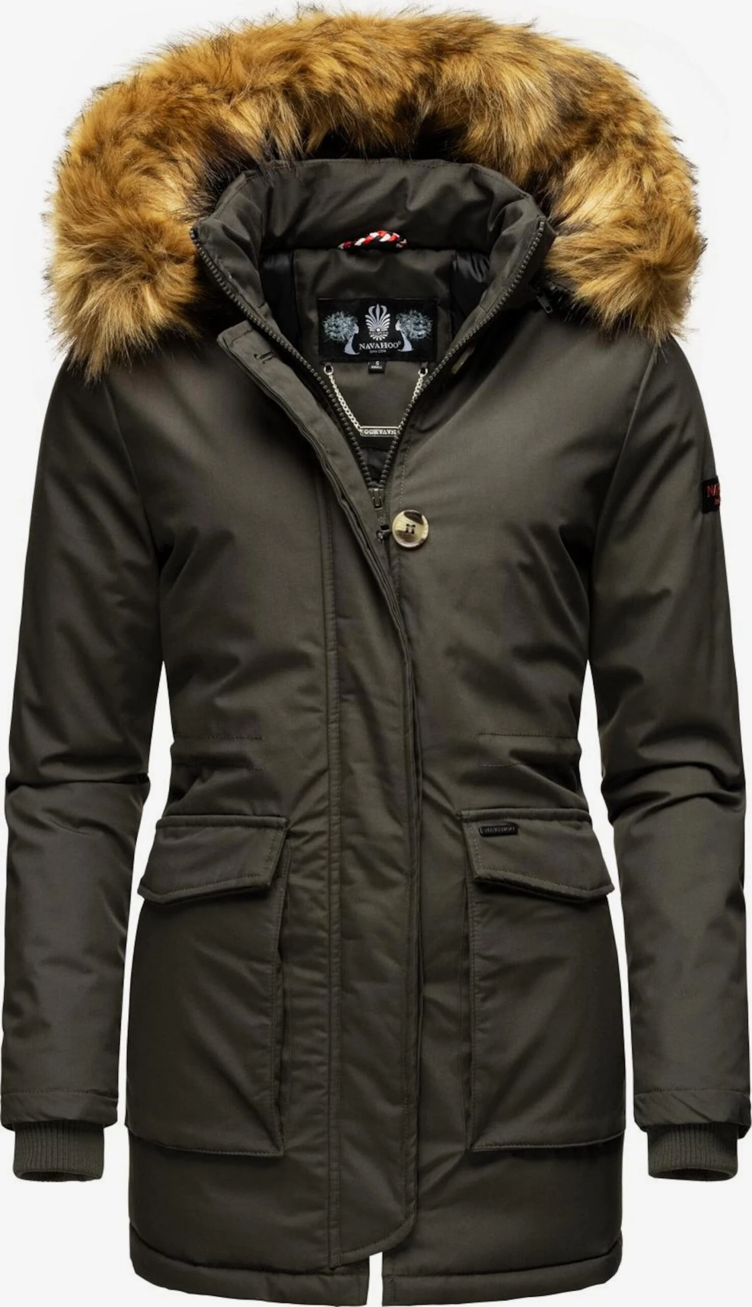 Navahoo Manteaux Dhiver Manteau D’hiver Femme Gris Foncé 3 Navahoo Manteaux Dhiver Manteau D’hiver Femme Gris Foncé