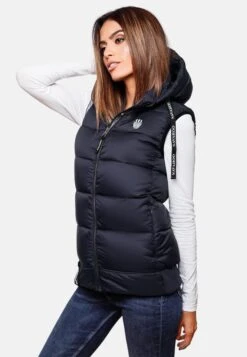 Navahoo Vestes Sans Manches Gilet Kassidy Femme Bleu Marine -Navahoo Soldes Magasin a563cbd3dac7e26424eca3f7cff1938b