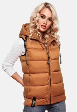 Navahoo Vestes Sans Manches Gilet Kassidy Femme Caramel -Navahoo Soldes Magasin a5c192412ac8d19bac38cb9823403023