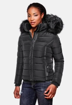 Navahoo Vestes Matelassées Veste D’hiver Miamor Femme Noir -Navahoo Soldes Magasin a60da1d40fa0fe15df1fe8834aed05bb