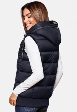 Navahoo Vestes Sans Manches Gilet Kassidy Femme Bleu Marine -Navahoo Soldes Magasin a6953231bebb7140e60372a3b61f197d