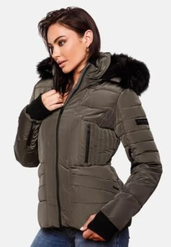 Navahoo Vestes Dhiver Veste D’hiver Adele Femme Taupe -Navahoo Soldes Magasin a6aae830b5fd3cab99fd8ddf76d29254