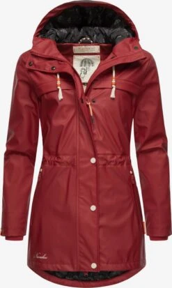 Navahoo Manteaux De Pluie Manteau Mi-saison Rainy Forest Femme Rouge -Navahoo Soldes Magasin a763e4535c00a69b58eada20e72fb2ed