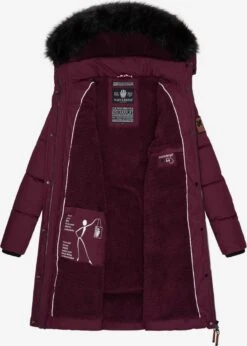 Navahoo Manteaux Dhiver Manteau D’hiver Cosimaa Femme Rouge Foncé -Navahoo Soldes Magasin a7c587f4204946c3e21571b2f3d9f11f