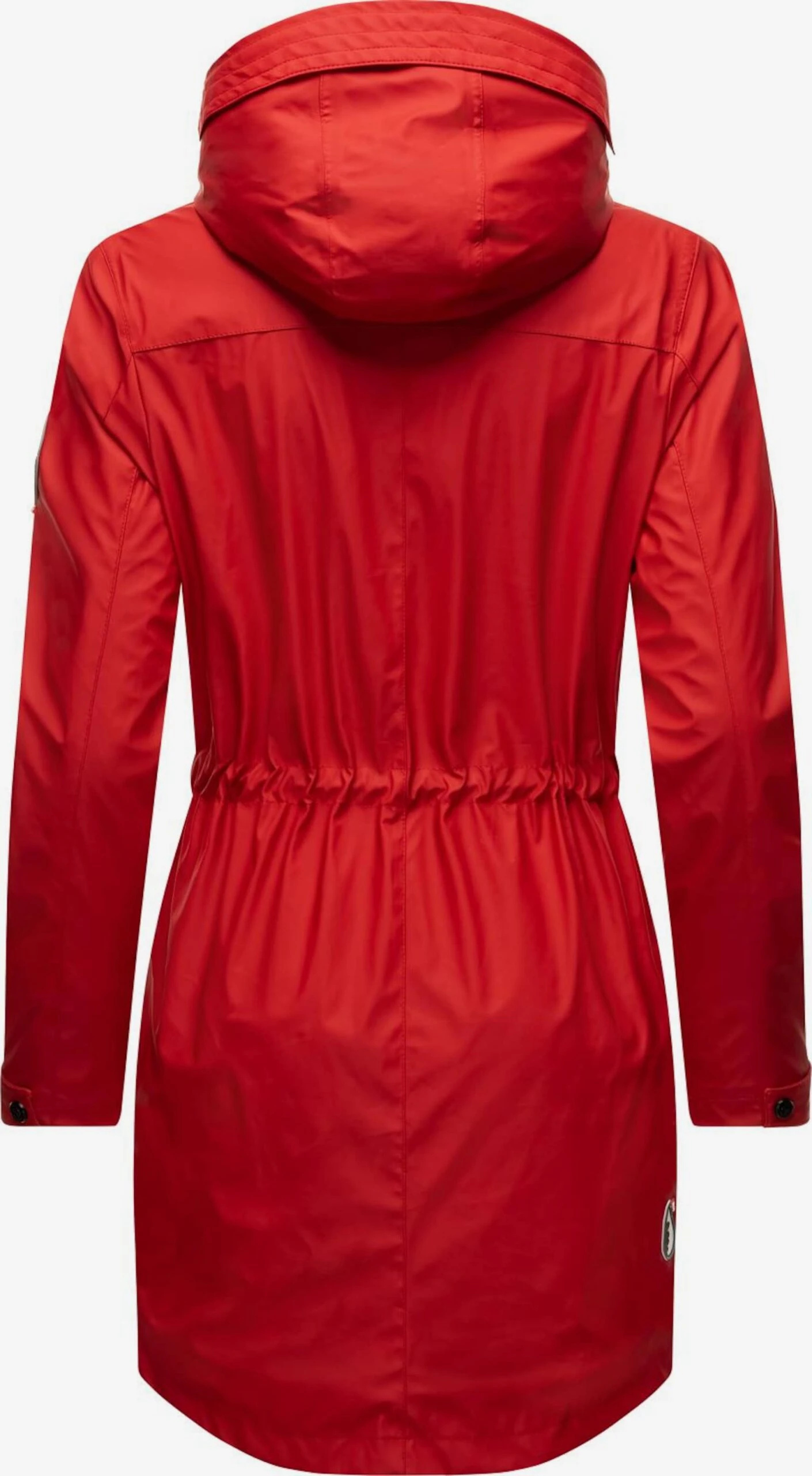Navahoo Manteaux De Pluie Manteau Mi-saison Deike Femme Rouge 5 Navahoo Manteaux De Pluie Manteau Mi-saison Deike Femme Rouge – Image 3