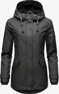 Navahoo Vestes De Pluie Veste D’hiver Lindraa Femme Noir