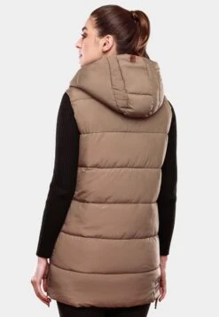 Navahoo Vestes Sans Manches Gilet Madilynaa Femme Taupe -Navahoo Soldes Magasin ab1cf7e8fc9fbf7d98258916a4bbfdcf