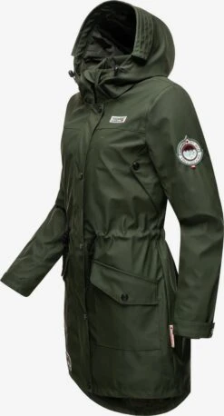 Navahoo Manteaux De Pluie Manteau Mi-saison Deike Femme Olive -Navahoo Soldes Magasin b18adbf959dfaa595173baea671d94fd