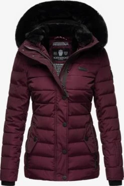 Navahoo Vestes Dhiver Veste D’hiver Milianaa Femme Aubergine -Navahoo Soldes Magasin b2563943a888986d6d7be85b2fa2b616