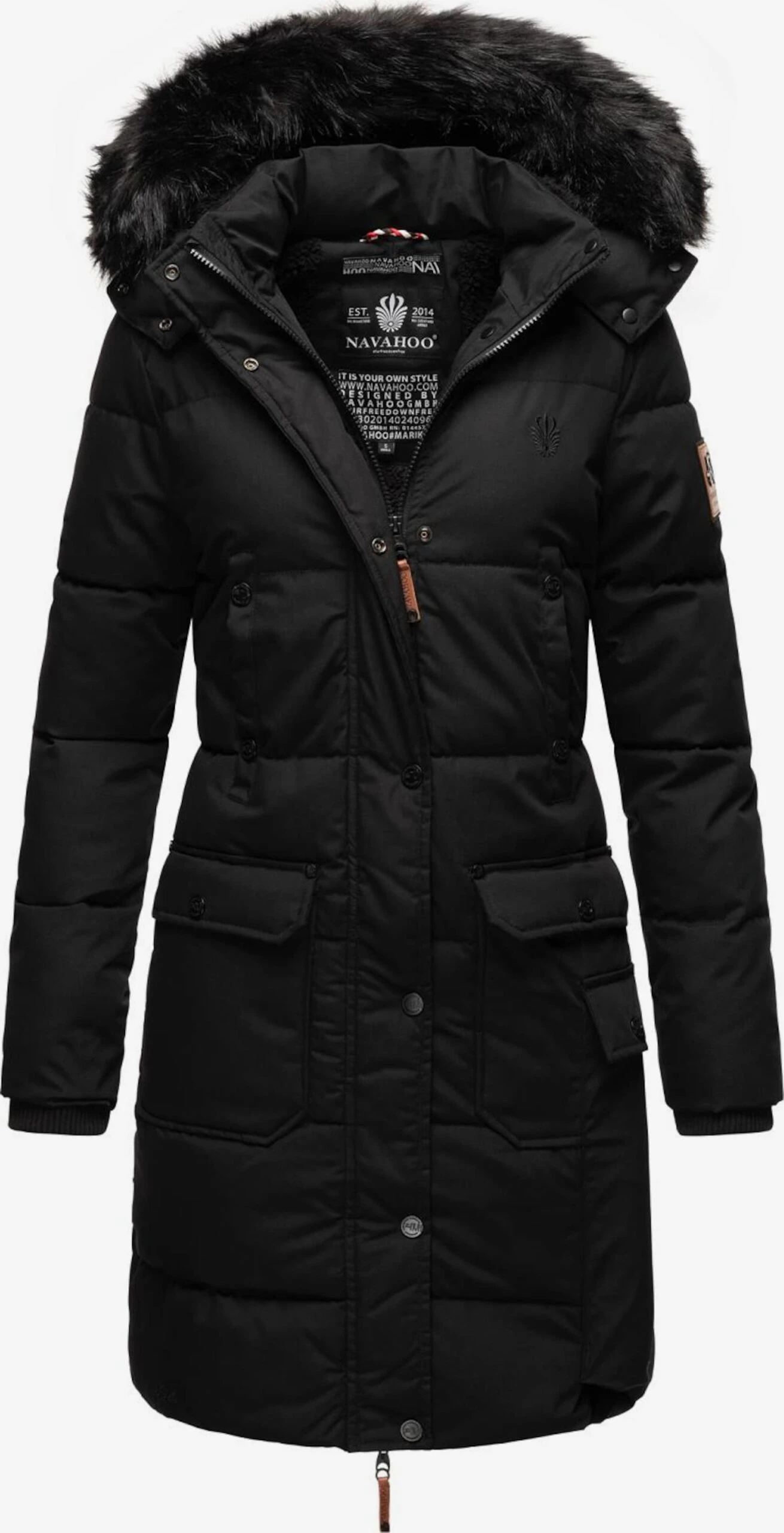 Navahoo Manteaux Dhiver Manteau D’hiver Cosimaa Femme Noir 3 Navahoo Manteaux Dhiver Manteau D’hiver Cosimaa Femme Noir