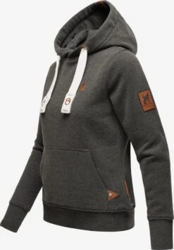 Navahoo Sweats à Capuche Sweat-shirt Damlaa Femme Gris Chiné -Navahoo Soldes Magasin b5f7d4048ad7dea6bc7da30b0e7baa04