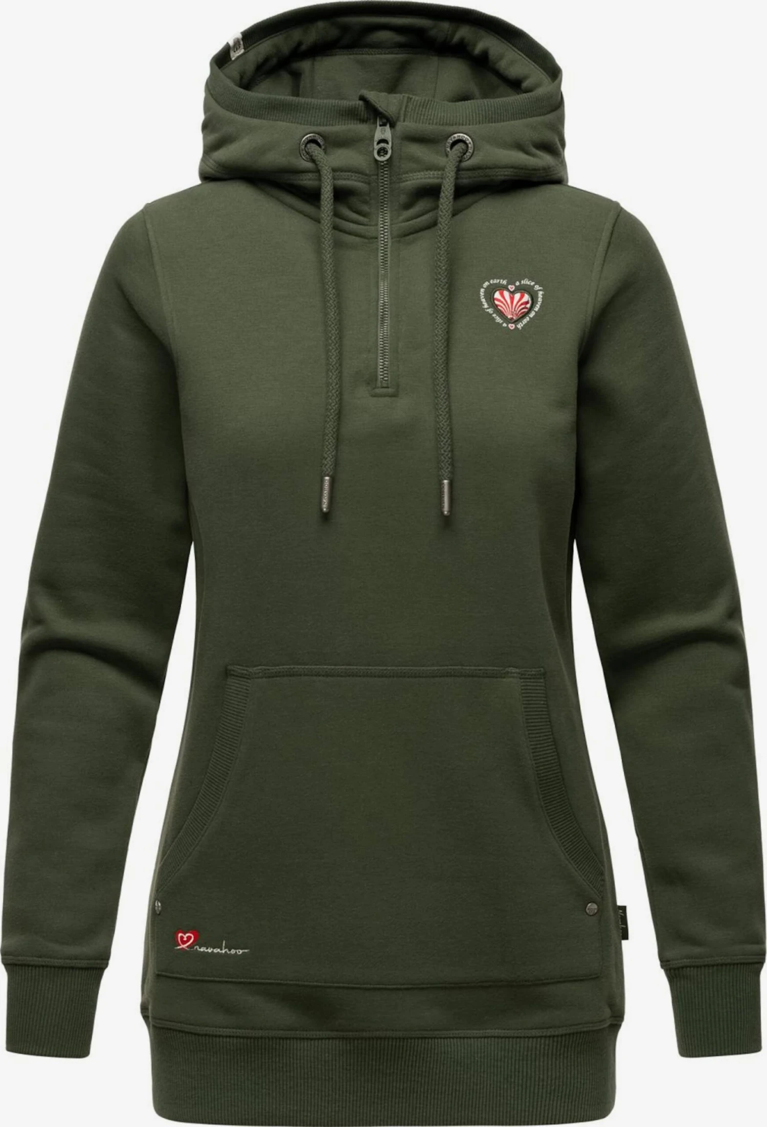 Navahoo Sweats à Capuche Sweat-shirt Zauberelfe Femme Olive 3 Navahoo Sweats à Capuche Sweat-shirt Zauberelfe Femme Olive
