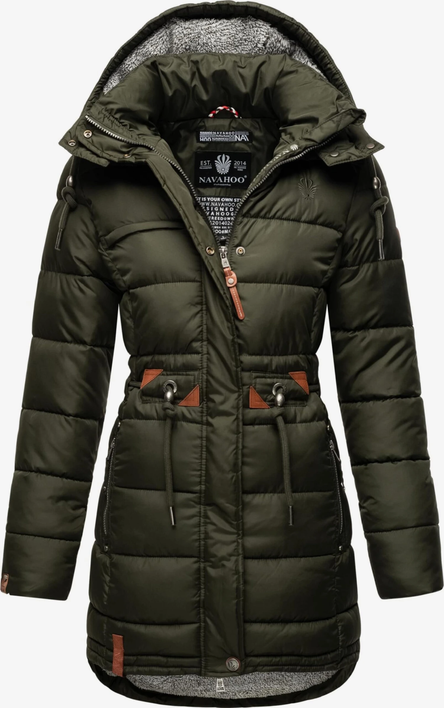 Navahoo Manteaux Dhiver Manteau D’hiver Daliee Femme Vert Foncé 3 Navahoo Manteaux Dhiver Manteau D’hiver Daliee Femme Vert Foncé