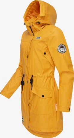 Navahoo Manteaux De Pluie Manteau Mi-saison Deike Femme Jaune Dor -Navahoo Soldes Magasin bd54dd73c887e416e3f9c801b3c5e404