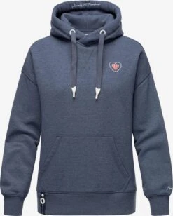 Navahoo Sweats à Capuche Sweat-shirt Goldfee Femme Bleu