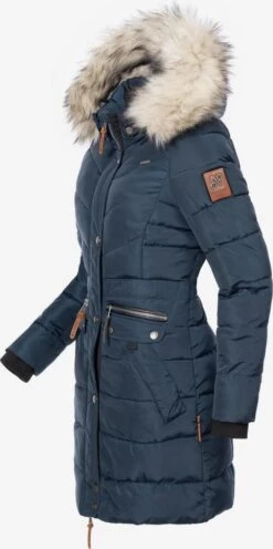 Navahoo Manteaux Dhiver Manteau D’hiver Paula Femme Bleu-gris -Navahoo Soldes Magasin c025fc49a2a6f6ea378c2b09d2c61f65