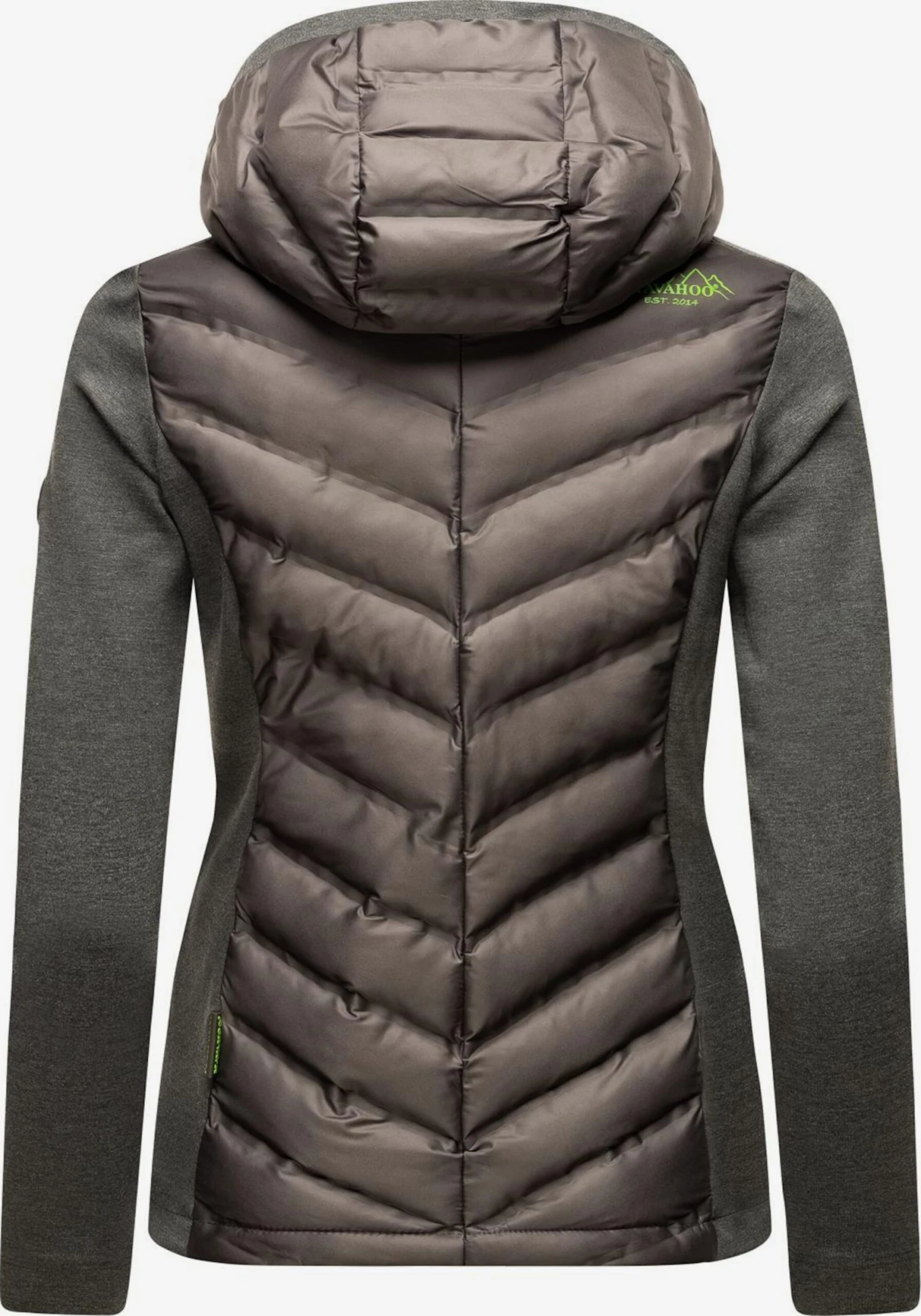 Navahoo Vestes De Mi-saison Veste Mi-saison Nimm Mich Mit Femme Chocolat / Gris Foncé 5 Navahoo Vestes De Mi-saison Veste Mi-saison Nimm Mich Mit Femme Chocolat / Gris Foncé – Image 3