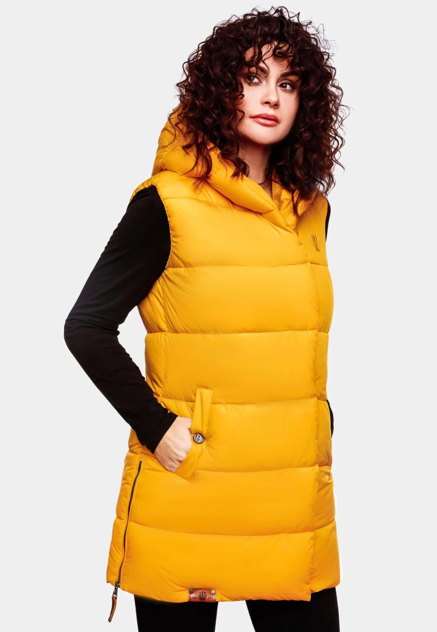 Navahoo Vestes Sans Manches Gilet Madilynaa Femme Jaune Dor 8 Navahoo Vestes Sans Manches Gilet Madilynaa Femme Jaune Dor – Image 6