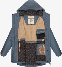 Navahoo Manteaux De Pluie Manteau Mi-saison Rainy Forest Femme Bleu-gris -Navahoo Soldes Magasin c4c926fd6bae9e56d086866f31dae21e