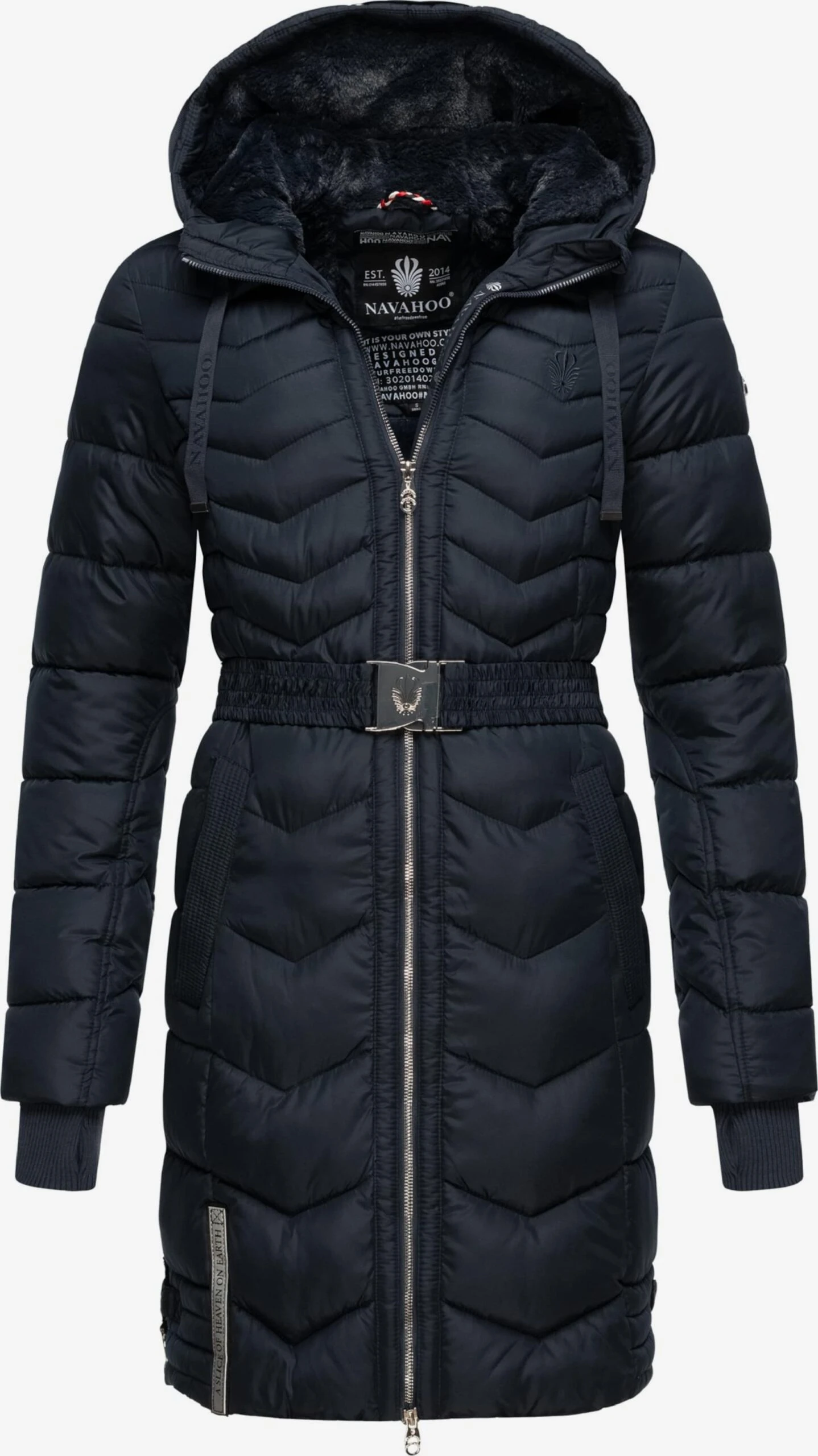 Navahoo Manteaux Dhiver Manteau D’hiver Alpenveilchen Femme Bleu Marine 6 Navahoo Manteaux Dhiver Manteau D’hiver Alpenveilchen Femme Bleu Marine – Image 4