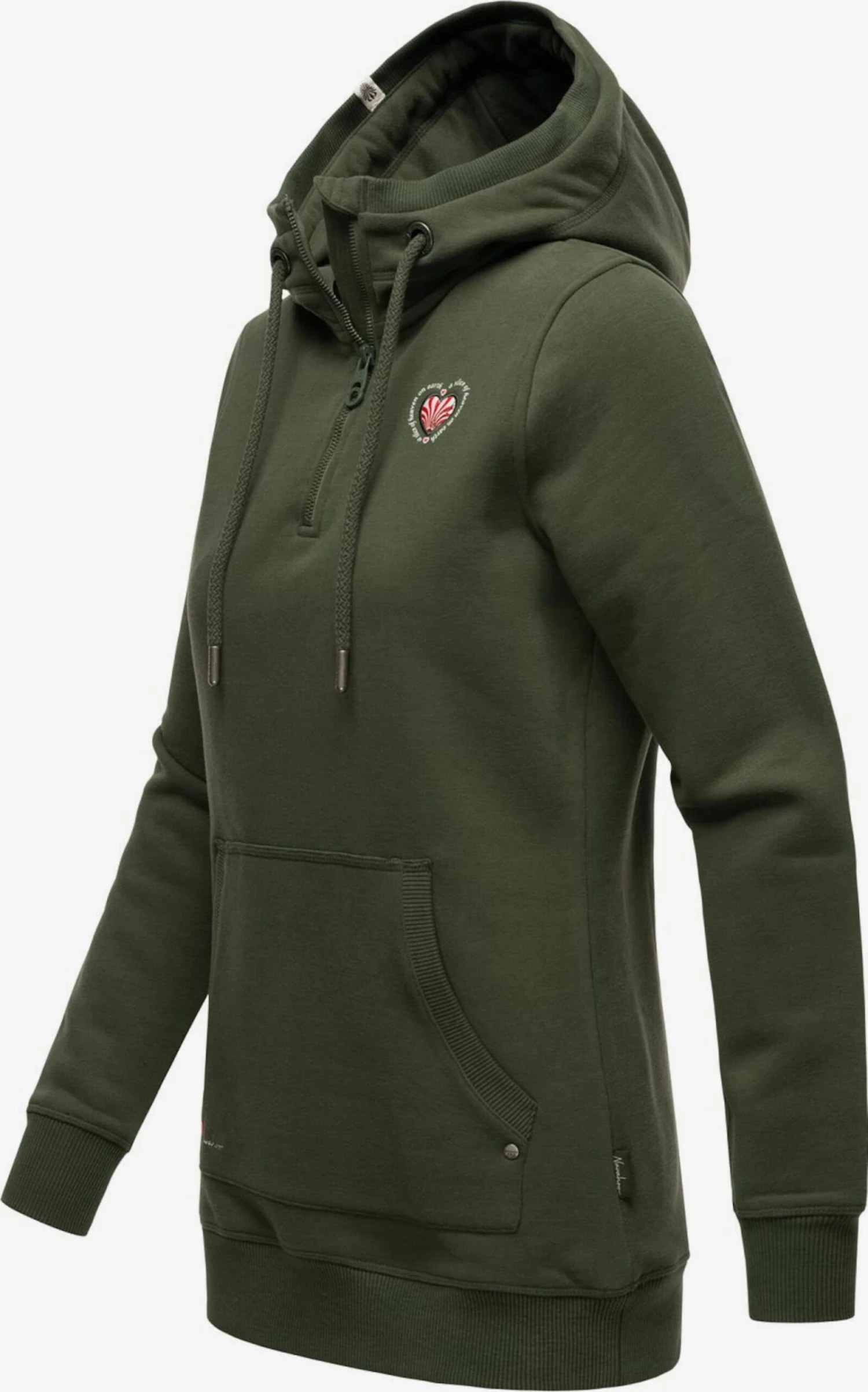 Navahoo Sweats à Capuche Sweat-shirt Zauberelfe Femme Olive 5 Navahoo Sweats à Capuche Sweat-shirt Zauberelfe Femme Olive – Image 3