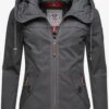 Navahoo Vestes De Mi-saison Veste Mi-saison Wekoo Femme Anthracite / Gris Foncé -Navahoo Soldes Magasin ca4a7692cde3514934927f8f1675e6a8