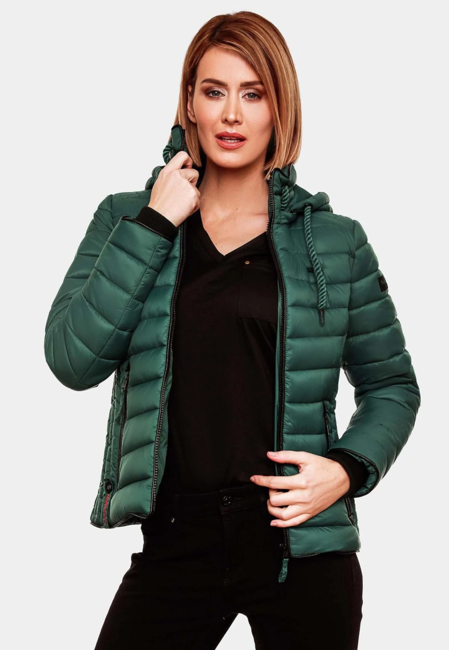 Navahoo Vestes De Mi-saison Veste Mi-saison Lulana Femme Vert 9 Navahoo Vestes De Mi-saison Veste Mi-saison Lulana Femme Vert – Image 7