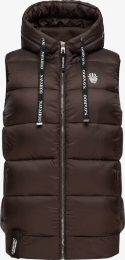 Navahoo Vestes Sans Manches Gilet Kassidy Femme Chocolat -Navahoo Soldes Magasin cc0255d5c972faa8fcae2dc4008475a5