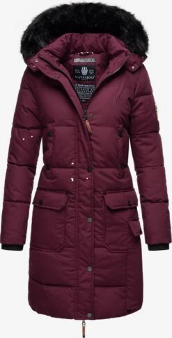 Navahoo Manteaux Dhiver Manteau D’hiver Cosimaa Femme Rouge Foncé -Navahoo Soldes Magasin ceb3be39a801006ebd5de35330f578e8