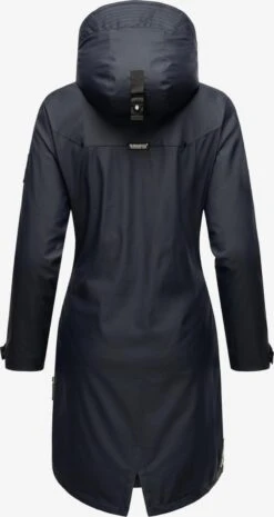 Navahoo Manteaux De Pluie Manteau Mi-saison Schötchen Femme Bleu Foncé -Navahoo Soldes Magasin d080f9da992ea8d062d6376972aadf27