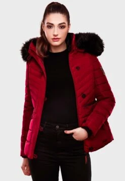 Navahoo Vestes Dhiver Veste D’hiver Wisteriaa Femme Rouge Feu -Navahoo Soldes Magasin d1adb2464aef1fe33a9b12375aa92656