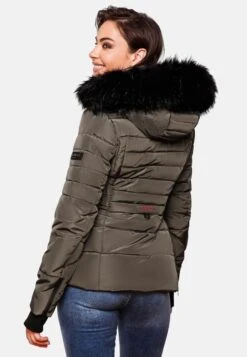 Navahoo Vestes Dhiver Veste D’hiver Adele Femme Taupe -Navahoo Soldes Magasin d2234fcdaf1e1cf02c862cd7bf3faf43